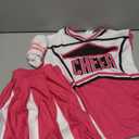 Colorful House Cheerleader Costume for Girls Cheerleader Uniform Outfit Child Cute Cheerleading Outfit for Halloween, 12-14Y
