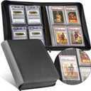 PREZA The Original Slab Binder - Graded Card Storage Binder - Holds 32 Graded Slabs - Premium Trading Card Album compatible with PSA, BGS, and SGC (Black)