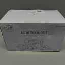 Durable Wooden Tool Set for Toddlers - Montessori Tool Box Kit with Hammer for Boys & Girls 2-5 Years - Fun Christmas Toy Gift for Kids with 30+ Safe Tools for Creative Play