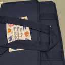 Nook Theory Reusable Insulated Grocery Bag - Leak Proof, X Large Cooler Bag - Insulated Shopping Bags for Groceries - Travel Cooler Bag for Frozen and Hot Food with Zippered Top (Deep Blue)