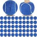 Macarrie 100 Pcs Precut Tennis Balls Bulk for Furniture Legs Tennis Ball Chair Foot Covers for Floor Protection Ball Desk Leg Coverings(Blue)