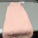 Supersoft Rayon Made from Bamboo Sleep Sack 3-6 Months Newborn Sleep Sack 0-3 Months 1.0 Tog Baby Wearable Blanket with 2-Way Zipper Unisex Sleeping Bag for Babies All-year-around - Pink