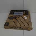 Pizza Turning Peel 9 Inch Perforated Pizza Peel and Pizza Brush Ash Rake 4 Piece Wood Fired Commercial Pizza Oven Utensil Kit with 40-Inch Aluminum Handle