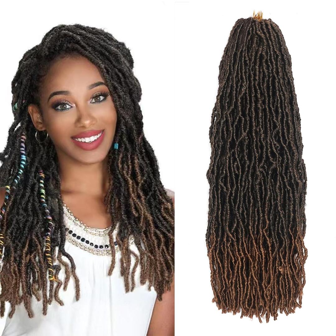 16 Inch Faux Locs Crochet Hair T30 7 Packs Soft Locs Crochet Hair Extensions for Women Daily Use