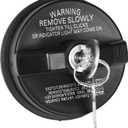Locking Gas Cap, Lock Fuel Cap Compatible With Chevy GMC Silverado Cruze Express Malibu Colorado Suburban Tahoe Equinox Terrain Sierra Savana Acadia Acura Buick Cadillac Lexus And More