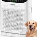 Air Purifiers for Home Large Room Up to 2500 Ft With Double Air Intake,Washable Pre-Filters, AnEgoe Pet Air Purifier for Bedroom With Remote Control,HEPA Air Cleaner for Dust, Pets,White