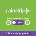 Raindrip R255DT 1/4-Inch Drip Irrigation Supply Tubing, 50 Foot, , for Drip Irrigation, Drip Emitters, Irrigation Parts, Systems, White Polyethylene