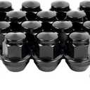 12mmx1.5 Lug Nuts Set of 20 for Focus Fusion Escape Ranger MKC/MKZ Fiesta Stock Wheels Black 12mmx1.5 OEM Factory Stock Wheels Large Acorn Seat