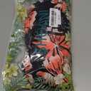 SHEKINI Women's Sporty One Piece Bathing Suits High Neck Rash Guard Leotards Zipper Swimsuit (Large, Black Print)