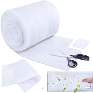 18'' x 120'' Air Vent Filters Polyester Floor Vent Filter Cut to Fit Dust Control Replacement Air Filtrate Roll Material for HVAC AC Heating RV's Mobile Homes Floor Registers