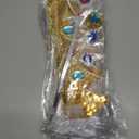 2 x Princess Peach Crown Accessories Kit - 5 PCS Princess Peach Dress Up Costume Set for Girls' Birthday Party Supplies & Cosplay