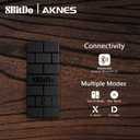 AKNES 8BitDo USB Wireless Controller Adapter 2 Converter Dongle for Switch1/2 / Switch OLED,Steam Deck,Windows,macOS,PS5/PS4/PS3 Controller,X Box Series X/S,X Box One Bluetooth Controller OTG Cable