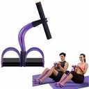 Multifunction Tension Rope, 6-Tube Elastic Yoga Pedal Puller Resistance Band, Natural Latex Tension Rope Fitness Equipment, for Abdomen/Waist/Arm/Leg Stretching Slimming Training