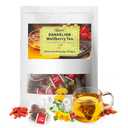 2 x MQUPIN 30Pcs Dandelion Wolfberry Tea-10 Herbal Ingredients Blend, 5g/Bag,Kidney& Liver Health Tea,Goji Berry Chrysanthemunn Cassia Seed Teabags