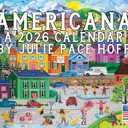 Americana Calendar 2026 by Julie Pace Hoff Monthly Wall Calender 12 Month | American Made In The USA