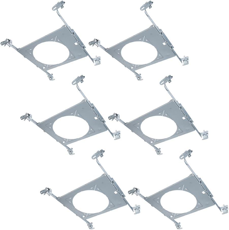 HALO HL6RSMF Mounting Frame, Silver, 6PK