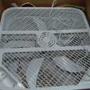 Genesis 20" Box Fan, 3 Settings, Max Cooling Technology, Carry Handle, White (G20BOX-WHT)