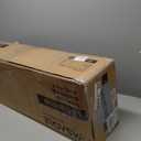 VASAGLE Set of 2 Bookshelves, 23.6 Inches Wide, 5-Tier Open Bookcases with Adjustable Storage Shelves, Floor Standing Units, Cloud White ULBC165T14-2