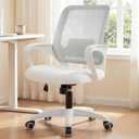 NEO CHAIR Home Office Desk Chair Ergonomic Mesh with Lumbar Support, Ivory