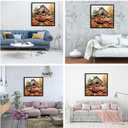 2 x JFYHAB 5D Diamond Painting Kits for Adults Beginners,Fall Farm Diamond Art Kit,DIY Truck Full Drill Diamond Dot Gem Art Kits for Adults,Home Wall Decor 12 * 12