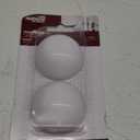 National Hardware N213-561 V337 Wall Door Stops in White, 2 pack