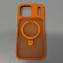 CASEKOO Ultra-Magnetic Stand for iPhone 17 Pro Max Case [Military Drop Protection] [Compatible with MagSafe] Shockproof Translucent Matte Slim Ring Holder Case for iPhone 17 ProMax 6.9", Orange