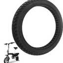 16X2.125 Bicycle Solid Tire, Bicycle Tubeless Solid Tire, for 16 inch Electric Bicycle, E-Bike Electric Tires [Puncture-Proof] [Anti-Skid] [Wear-Resistant] (1 Pack)