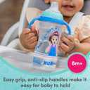 NUK Learner Cup, Ms. Rachel, 10 oz, 8+ Months, 2 pack Soft Spout, Easy-Grip Handles, BPA Free, Spill Proof Transition Sippy Cup