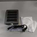 Charging Station for Multiple Devices - 4-Port 20W PD USB-C Charger for iPhone iPad Smartphones Tablets,Universal Compatibility, Detachable Baffle Design (Grey)