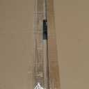 Nintiue Upgraded Modern Arc Dimmable Tall Standing Floor Lamp with Linen Shade, 1200 Lumens LED Bulb Included, for Living & Reading Room, Bedroom, Office & Nursery, Gold