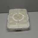 Divided Serving Tray for Candy, Condiment, Fruits and Nuts - Dishwasher Safe Snackle Box Container with Lid - Portable Charcuterie Board for Parties, Picnics, Travel and On-the-Go Snacking (8 Cups)