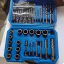 26PCS Screw Extractor Set and HSS Drill Bit Set Broken Screw Extractor Set, Easy Out Bolt Extractor Kit, with Hex Adapter, Bolt Extractor Kit for Removing Stripped, Damaged, Rusted Bolts and Nuts