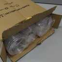 SHOPDAY Disposable Plastic Cups with Lids 8 oz Clear Plastic Cups 100 Pack, Cold Drink Containers Party Cups for Beverage Coffee Soda Juice Smoothie