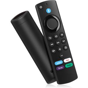Replacement Firestick Remote Control Compatible with Fire-Smart TVs Stick 4K(1st/2nd Gen)& Cube, TV Stick Lite/HD, 3rd Gen Smart TV, Stick 4K Max 2nd Gen with Voice