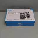 Zowill Keyless Entry Door Lock with 2 Lever Handles, Zowill Electronic Keypad Deadbolt, Auto-Locking, Anti-Peeping Password, Digital Code Door Lock, Front Door Handle Sets, Matte Black