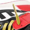 Loop King Laces 1 Pair Luxury Leather Shoe Laces with Gold Tips (5-6 Eyelets / 90cm / 36")