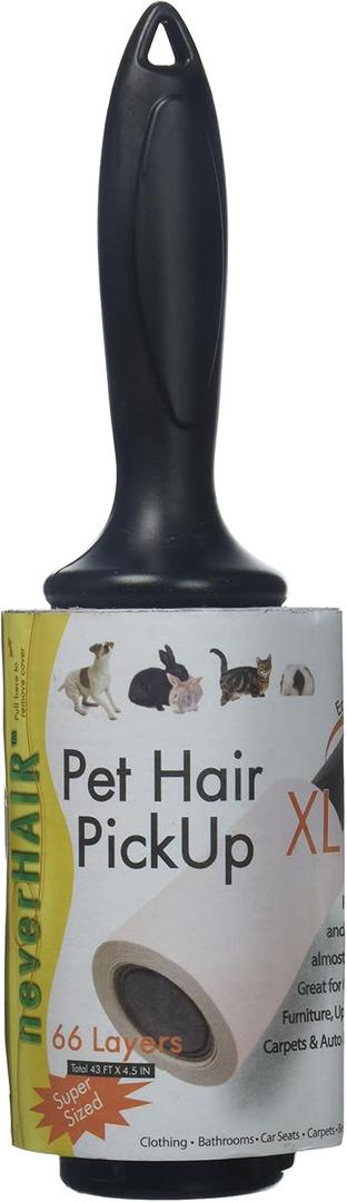 Savory Prime Pet Treats NeverHair Pet Hair Pick Up Roller for Clothing Furniture Carpets Bedding XL