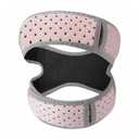 Patella Knee Strap for Knee Pain Relief, Adjustable Patellar Tendon Support Band with Dual Silicone Pads for Running, Osgood Schlatter, Jump Rope, Hiking, Basketball (Pink, Regular version)