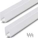 Pickmesh 2 Pcs 36 Inch Adjustable Storm Door Bottom Sweep for Door Seal 1 to 1-2/5 inch Replacement Parts Under Draft Stopper Weather Stripping Threshold Seal (White)