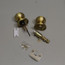 Design House 726968 Cambridge Privacy Bed and Bath Door Knob Satin Gold