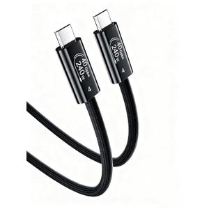 2 x AIRSKY 3.3FT USB-C to USB C Cable, USB 4 Cable for Thunderbolt 4 | 240W PD, 40Gbps data, 8K display, for Thunderbolt 4/3, iPhone 17/16/15, MacBook Pro, SSD, USB-C monitor, AI workstation