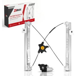 Window Regulator Front Right Passenger Side fits for 2008-2020 Chrysler Town Country & Dodge Grand Caravan & Ram C/V,W/Motor(6 Pins) - Replaces 748-509