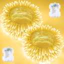 2 Pack String Lights Battery Operated with Timer, 66FT 200 LED Waterproof Battery Twinkle Lights, 8 Modes Fairy Light for Indoor & Outdoor Party Bedroom Porch Tree Christmas Decorations (Warm White)