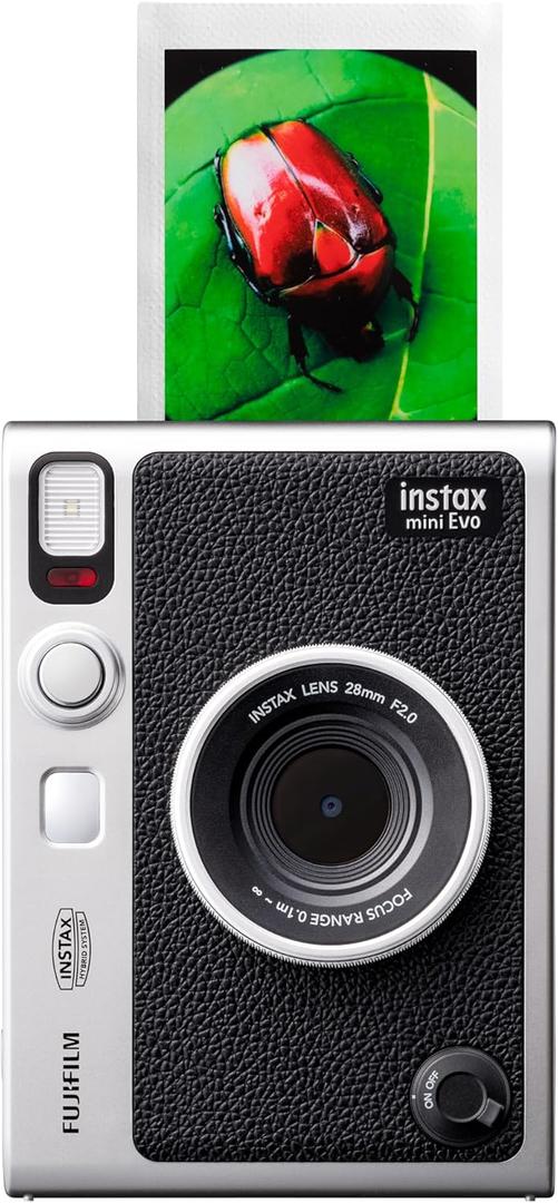 Fujifilm Instax Mini EVO Instant Camera (Black)