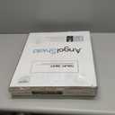 Angel Shield Marble Toilet Seat Durable Molded Wood with Quiet Close,Easy CleanQuick-Release Hinges (Round,White Marble) (Round-16.5)