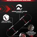 Chest Exerciser for Men,Twister Arm Trainer,Adjustable Chest Trainer Men,Arm Exercise Equipment,Chest Workout Equipment,Portable Spring Resistance for Home Workout Equipment(Red)