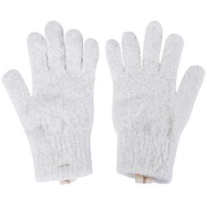 CleanLogic Exfoliating Bath and Shower Gloves, Certified Organic, 1 Pair