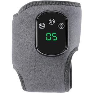 YAZHI Foot Massager 2-in-1 Warming Wrap Portable for Home or Travel 2packRelax & Renew Foot & Ankle Massager with 3 Modes & 4 Heat Levels, Red