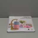 SPEENSUN Yarn Holder for Crocheting, Upgrade Larger Size & Magnetic Crochet Yarn Holder, Rotating Design Holds Most Yarns Up to 1.1 lbs, Crochet Gift for Knitting Lovers with Packaging Box (Natural Bamboo)