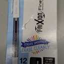 PILOT FriXion Fineliner Erasable Marker Pens, Fine Point, Black Ink, 12-Pack (11485)